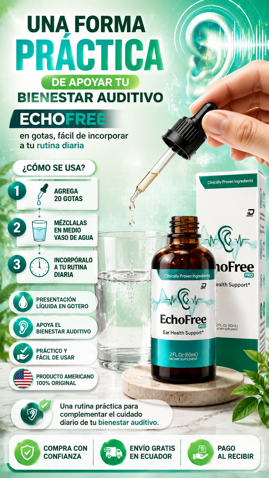 Pack X3 Echo Free Gotas